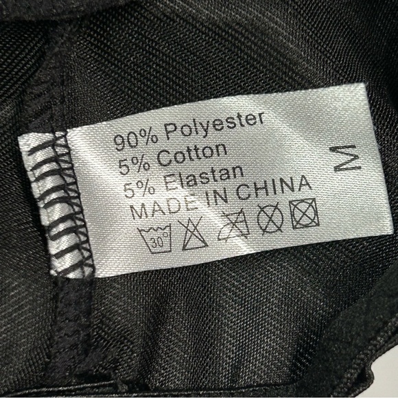 Black Fairy Grunge Tutu Skirt Adult M Stretch Tiered Mesh Goth Emo Punk Ballet - Picture 5 of 8